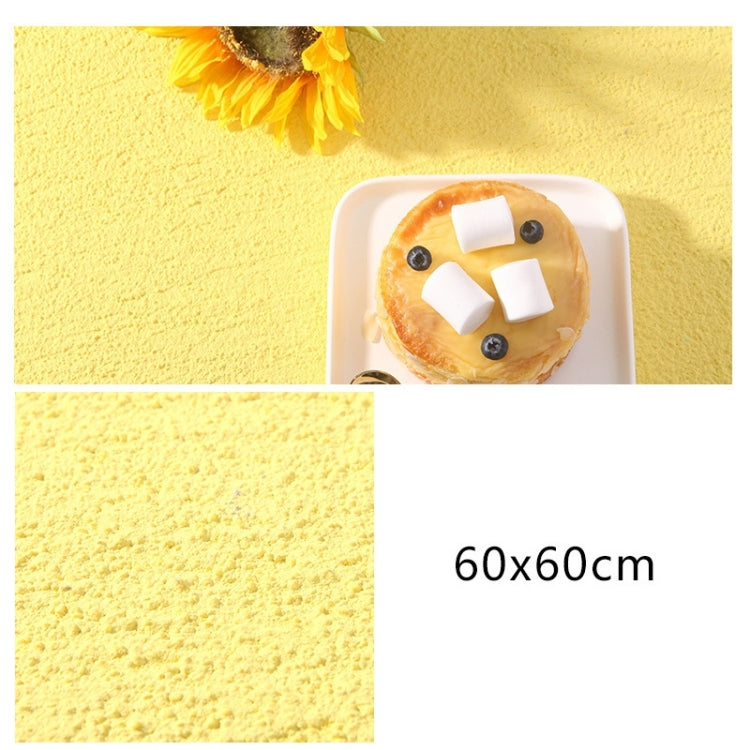 60 x 60cm PVC Backdrop Board Coarse Sand Texture Cement Photography Backdrop Board(Light Yellow) - Brick Wall by PMC TechLife | Online Shopping South Africa | PMC TechLife | Buy Now Pay Later Mobicred
