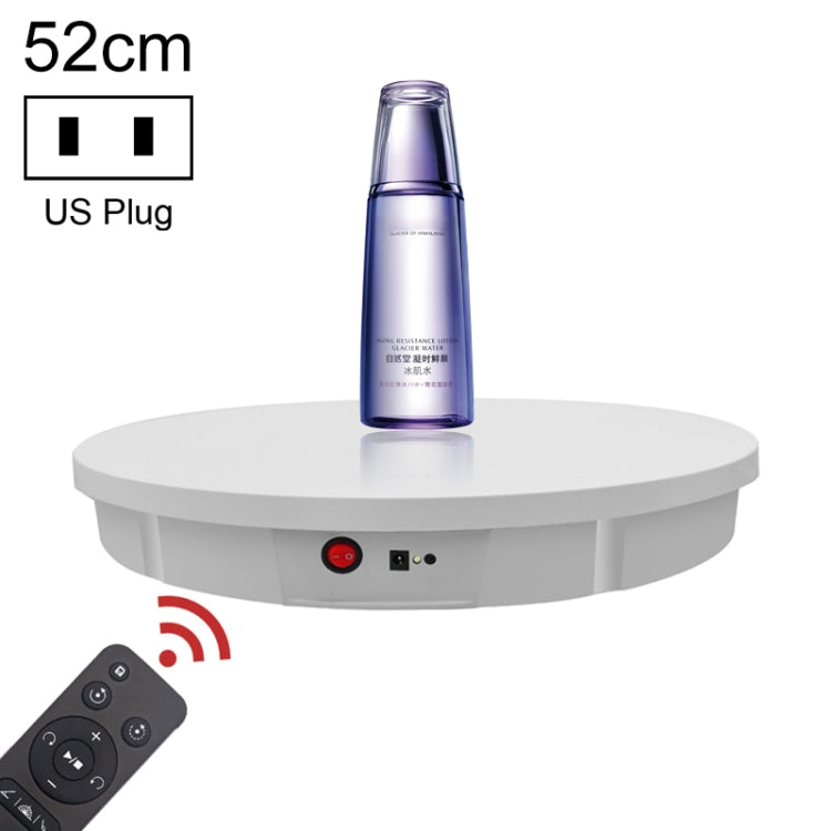 52cm Remote Control Electric Rotating Turntable Display Stand Video Shooting Props Turntable, Plug-in Power, Power Plug:US Plug(White) - free shipping - PMC TechLife - Order now!