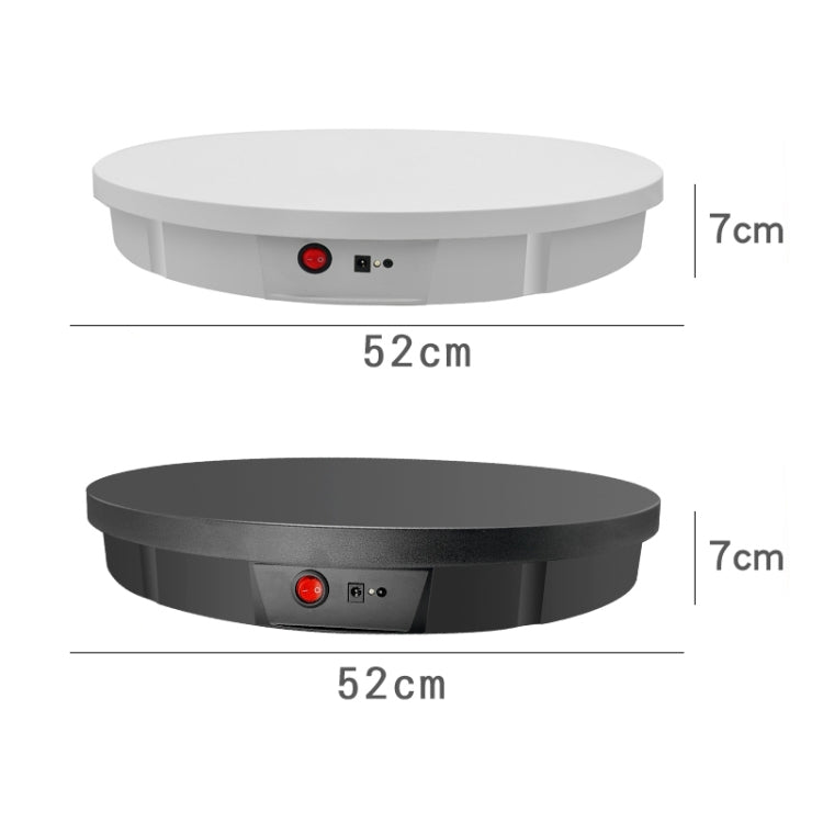 52cm Remote Control Electric Rotating Turntable Display Stand Video Shooting Props Turntable, Plug-in Power, Power Plug:US Plug(White) - free shipping - PMC TechLife - Order now!