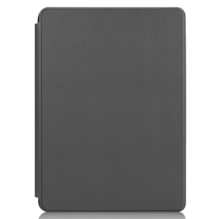 For Microsoft Surface Pro 8 Solid Color Electric Pressed Horizontal Flip Tablet Leather Case with Holder(Grey) - Others by PMC TechLife | Online Shopping South Africa | PMC TechLife | Buy Now Pay Later Mobicred