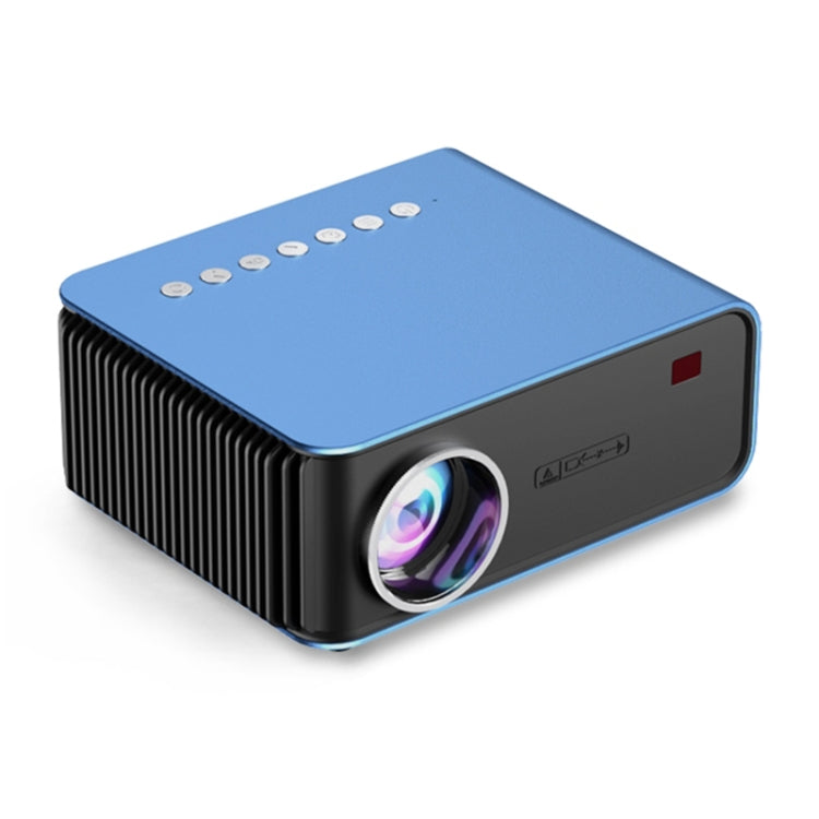 T4 Same Screen Version 1024x600 1200 Lumens Portable Home Theater LCD Projector, Plug Type:EU Plus(Blue) - free shipping - PMC Jewellery - Order now!