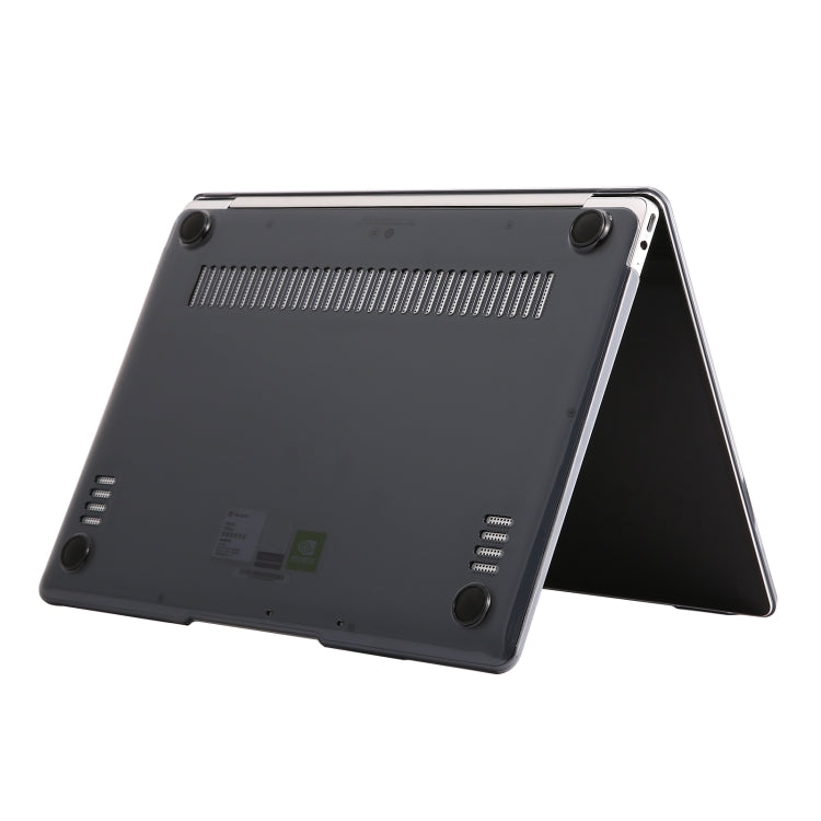 For Huawei MateBook D 15 / MagicBook 15 / X15 Shockproof Crystal Laptop Protective Case(Black) - 15 inch by PMC TechLife | Online Shopping South Africa | PMC TechLife