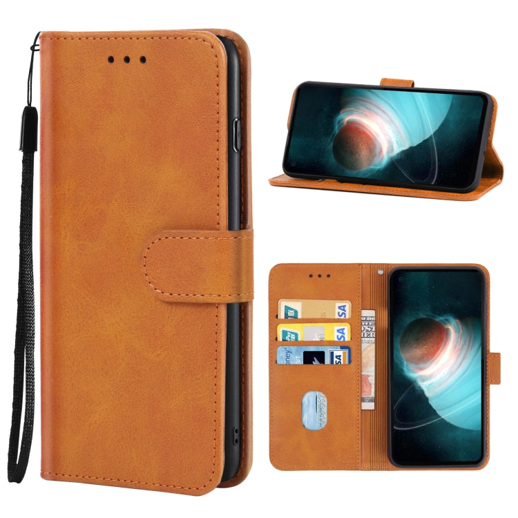 Leather Phone Case For Blackview BL6000 Pro 5G(Brown) - More Brand by PMC TechLife | Online Shopping South Africa | PMC TechLife | Buy Now Pay Later Mobicred