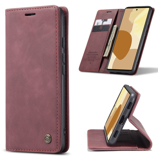 For Google Pixel 6 Pro CaseMe 013 Multifunctional Horizontal Flip Leather Phone Case with Card Slot & Holder & Wallet(Wine Red) - Google Cases by CaseMe | Online Shopping South Africa | PMC Jewellery | Buy Now Pay Later Mobicred