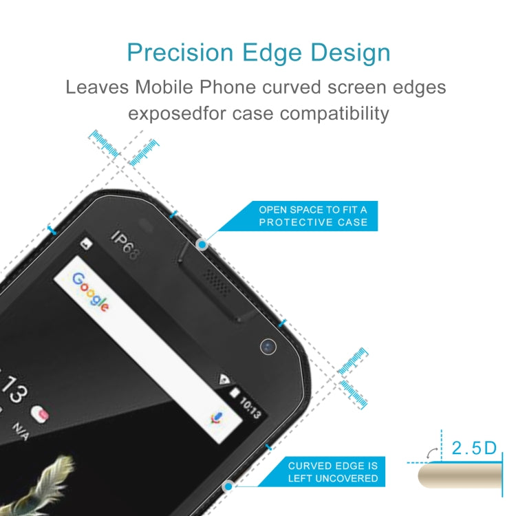 10 PCS 0.26mm 9H 2.5D Tempered Glass Film For Doogee S30 - For Doogee by PMC Jewellery | Online Shopping South Africa | PMC Jewellery | Buy Now Pay Later Mobicred