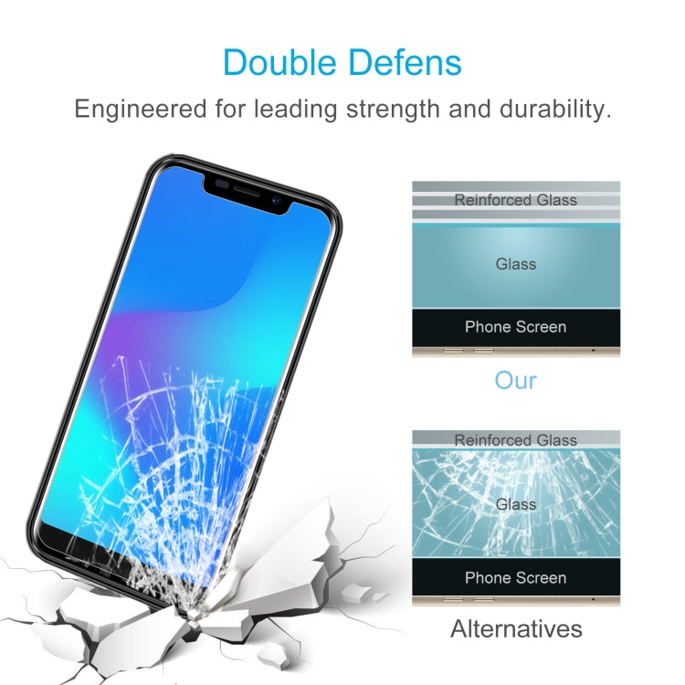 10 PCS 0.26mm 9H 2.5D Tempered Glass Film For Doogee X70 - For Doogee by PMC Jewellery | Online Shopping South Africa | PMC Jewellery | Buy Now Pay Later Mobicred