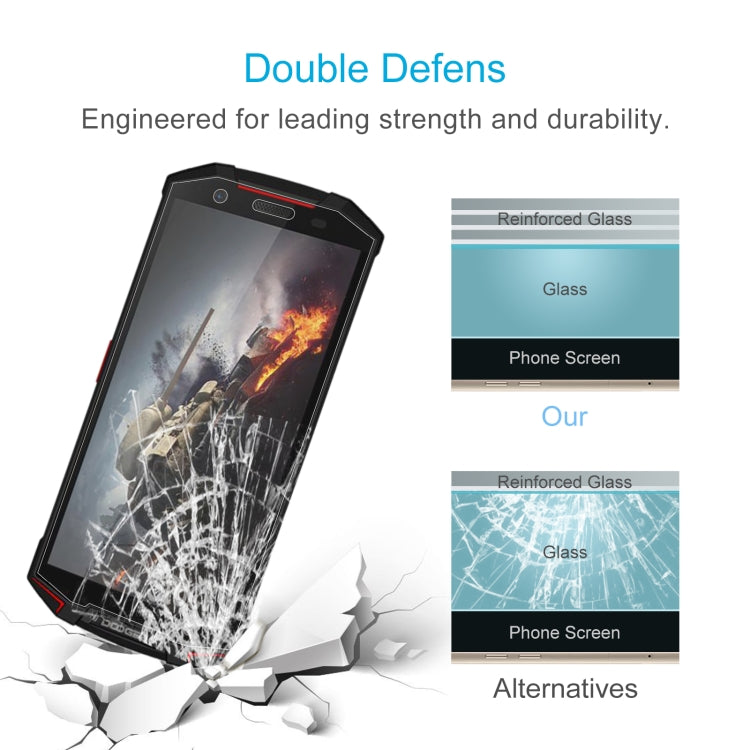 50 PCS 0.26mm 9H 2.5D Tempered Glass Film For Doogee S70 Lite - For Doogee by YAOMAISI | Online Shopping South Africa | PMC Jewellery | Buy Now Pay Later Mobicred