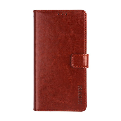 For Meizu 18x idewei Crazy Horse Texture Leather Case with Holder & Card Slots & Wallet(Brown) - Meizu by idewei | Online Shopping South Africa | PMC Jewellery | Buy Now Pay Later Mobicred