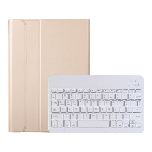 A08 Ultra-thin Bluetooth Keyboard Leather Case For Samsung Galaxy Tab A8 2021 SM-X205 / SM-X200(Gold) - Samsung Keyboard by PMC Jewellery | Online Shopping South Africa | PMC Jewellery