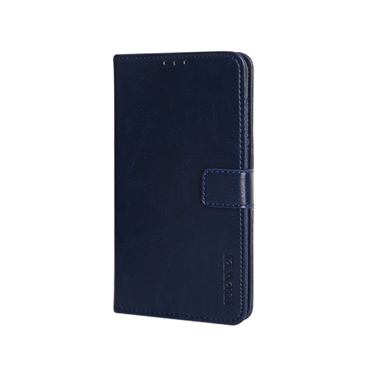 For Umidigi Bison X10 idewei Crazy Horse Texture Leather Phone Case(Dark Blue) - More Brand by idewei | Online Shopping South Africa | PMC Jewellery | Buy Now Pay Later Mobicred