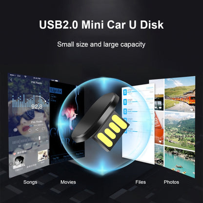 Car USB Interface Mini Metal U Disk, Capacity:32GB - USB Flash Drives by PMC Jewellery | Online Shopping South Africa | PMC Jewellery | Buy Now Pay Later Mobicred