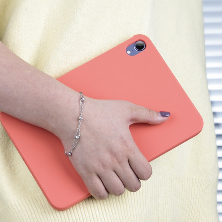 For iPad mini 2024 / mini 6 Mutural Silicone Microfiber Tablet Case(Pink) - free shipping - PMC TechLife - Order now!