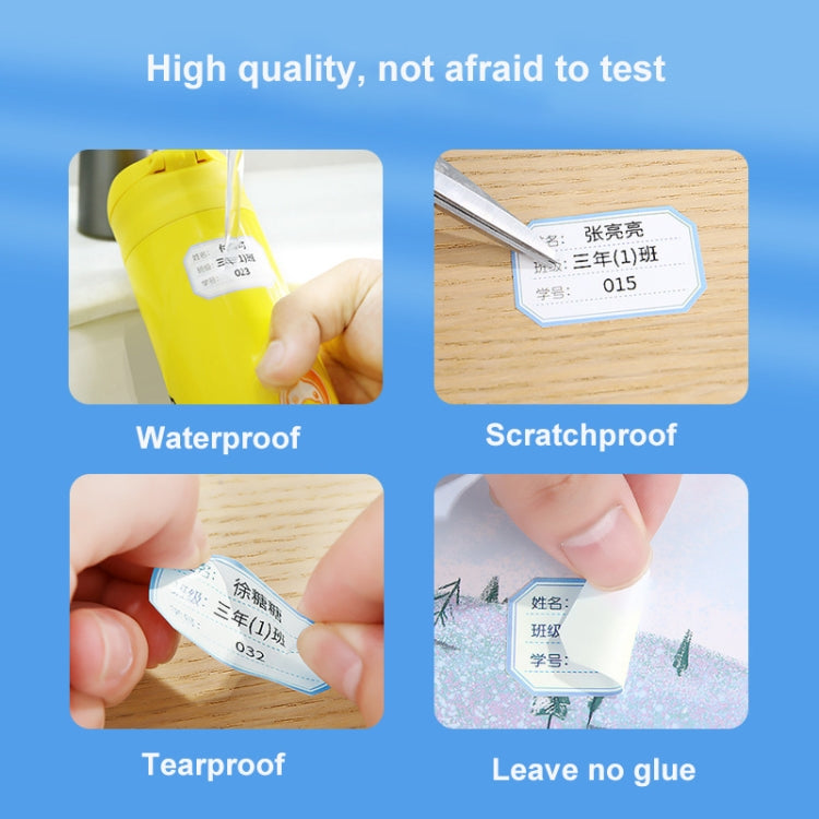 25 x 78mm  90 Sheets Thermal Label Data Cable Sort Stickers For NiiMbot D101 / D11(Yellow) - Printer Accessories by PMC TechLife | Online Shopping South Africa | PMC TechLife | Buy Now Pay Later Mobicred