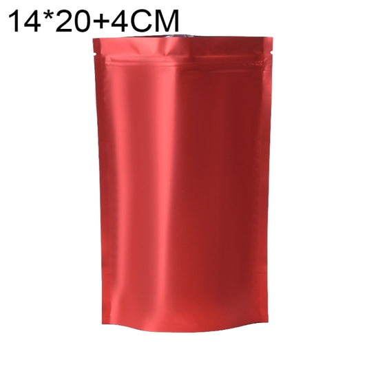 100 PCS/Set Matte Aluminum Foil Snack Stand-up Pouch, Size:14x20+4cm(Red) - Preservation Supplies by PMC Jewellery | Online Shopping South Africa | PMC Jewellery | Buy Now Pay Later Mobicred