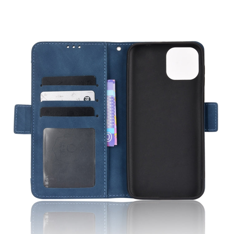 For Ulefone Note 6 / Note 6P Skin Feel Calf Pattern Leather Phone Case(Blue) - free shipping - PMC Jewellery - Order now!