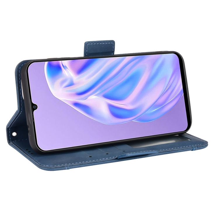 For Ulefone Note 6 / Note 6P Skin Feel Calf Pattern Leather Phone Case(Blue) - free shipping - PMC Jewellery - Order now!