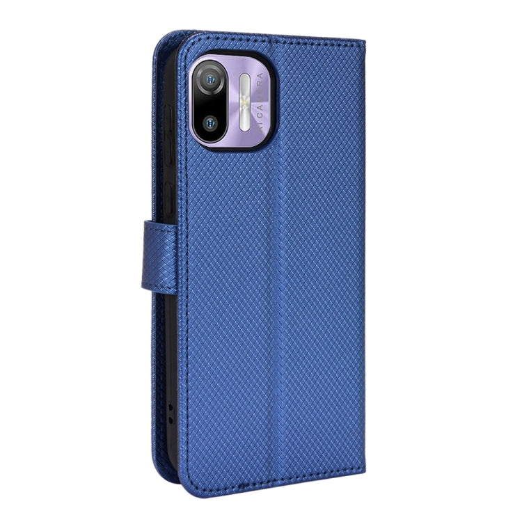 For Ulefone Note 6/ Note 6P Diamond Texture Leather Phone Case(Blue) - Ulefone Cases by PMC Jewellery | Online Shopping South Africa | PMC Jewellery | Buy Now Pay Later Mobicred