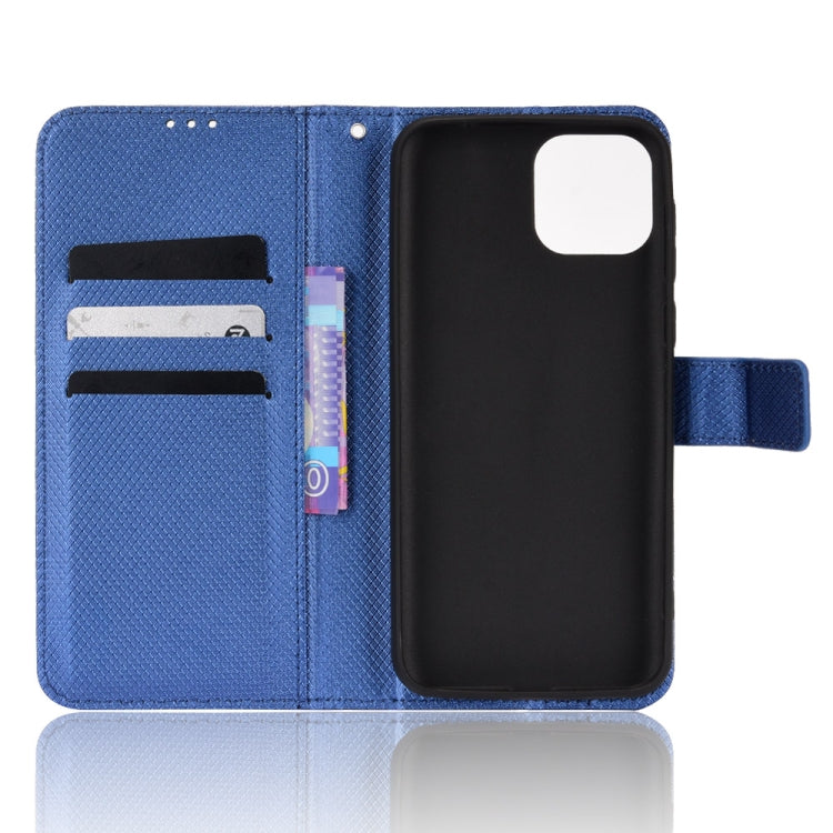 For Ulefone Note 6/ Note 6P Diamond Texture Leather Phone Case(Blue) - Ulefone Cases by PMC Jewellery | Online Shopping South Africa | PMC Jewellery | Buy Now Pay Later Mobicred