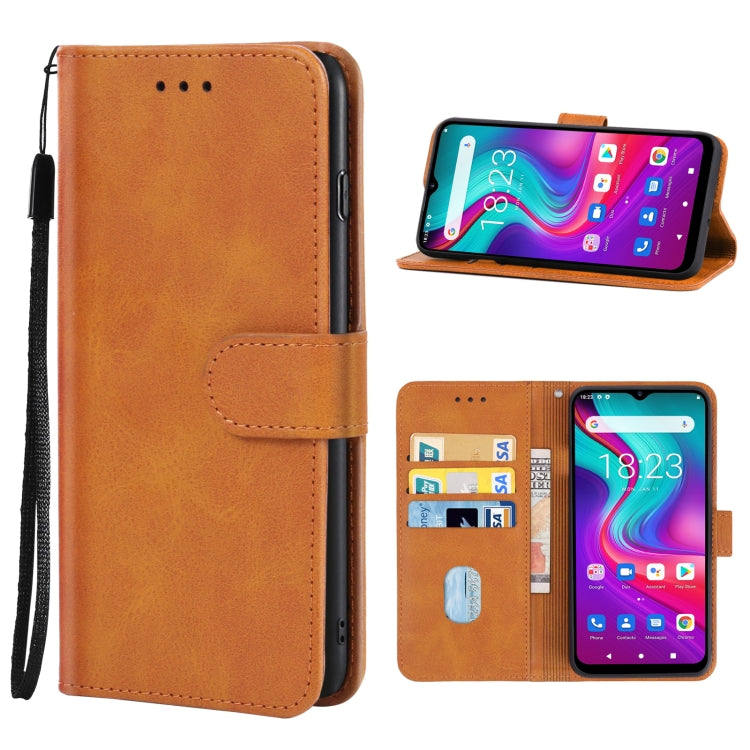 Leather Phone Case For Doogee X96(Brown) - More Brand by PMC Jewellery | Online Shopping South Africa | PMC Jewellery | Buy Now Pay Later Mobicred
