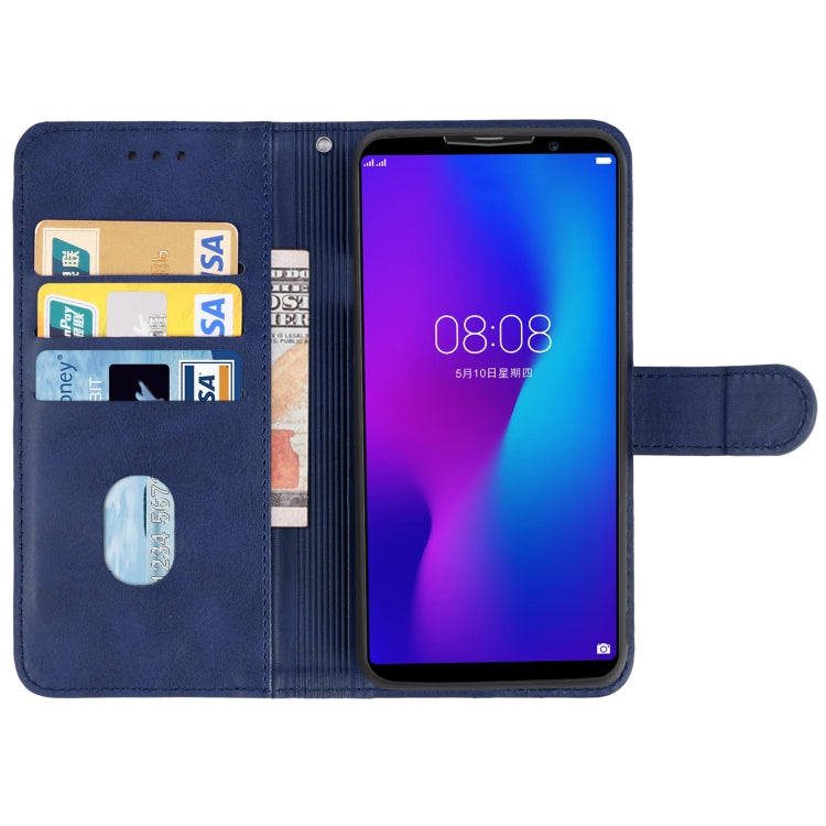 Leather Phone Case For DOOGEE N100(Blue) - Doogee Cases by PMC Jewellery | Online Shopping South Africa | PMC Jewellery | Buy Now Pay Later Mobicred