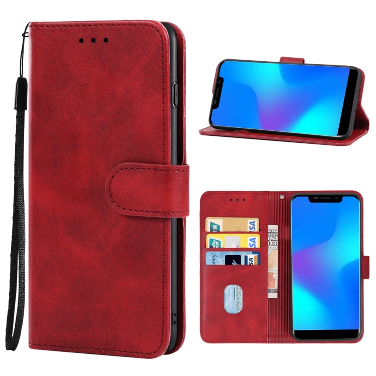 Leather Phone Case For DOOGEE X70(Red) - Doogee Cases by PMC Jewellery | Online Shopping South Africa | PMC Jewellery | Buy Now Pay Later Mobicred