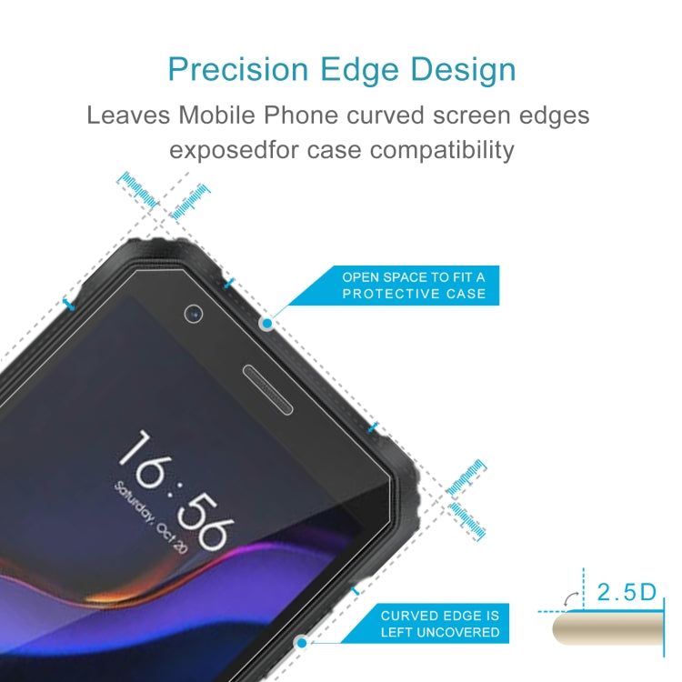 10 PCS 0.26mm 9H 2.5D Tempered Glass Film For Blackview OSCAL S60 Pro - For Blackview by PMC Jewellery | Online Shopping South Africa | PMC Jewellery