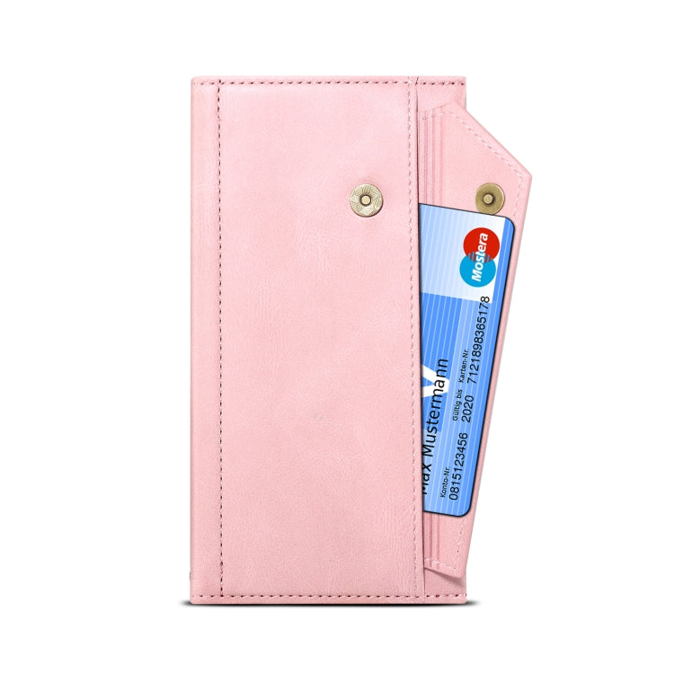 For Motorola Edge S30 Retro Frosted Leather Phone Case(Rose Gold) - Motorola Cases by PMC TechLife | Online Shopping South Africa | PMC TechLife | Buy Now Pay Later Mobicred