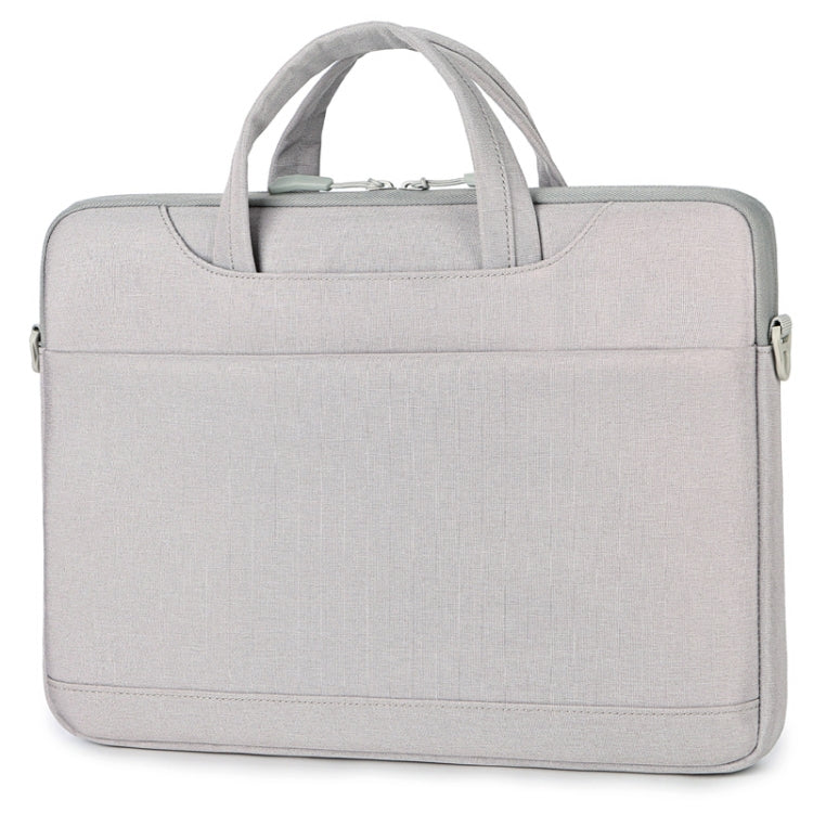 P510 Waterproof Oxford Cloth Laptop Handbag For 15-16 inch(Grey) - 15.6 - 17 inch by PMC Jewellery | Online Shopping South Africa | PMC Jewellery | Buy Now Pay Later Mobicred