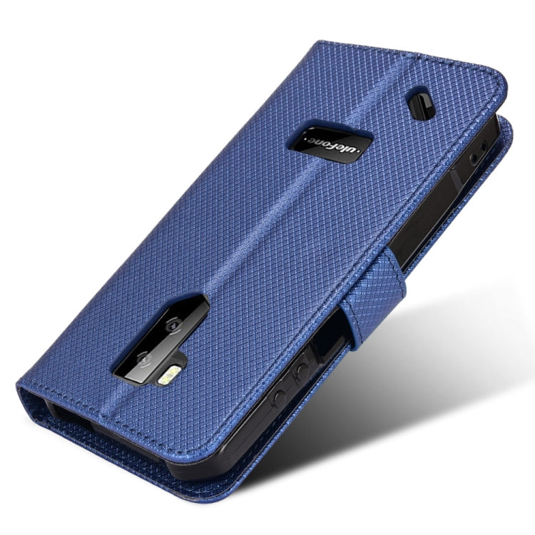For Ulefone Armor X9 Diamond Texture Leather Phone Case(Blue) - Ulefone Cases by PMC Jewellery | Online Shopping South Africa | PMC Jewellery | Buy Now Pay Later Mobicred
