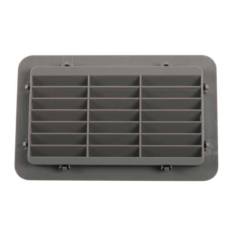 A6787 193x122mm Snap-on RV / Bus Oblique Louver Outlet Panel(Grey) - Air Conditioning System by PMC Jewellery | Online Shopping South Africa | PMC Jewellery | Buy Now Pay Later Mobicred