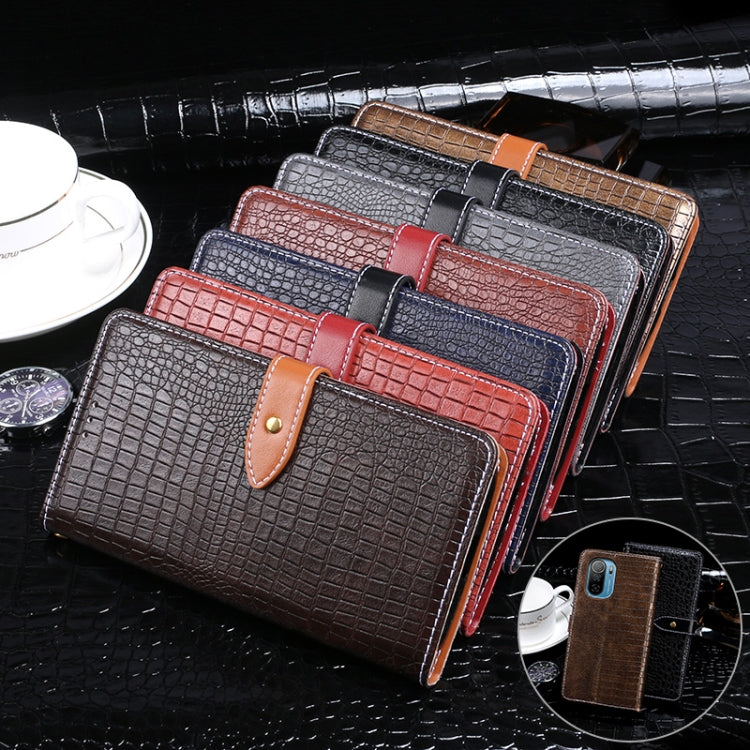 For Ulefone Note 13P idewei Crocodile Texture Horizontal Flip Phone Leather Phone Case(Black) - free shipping - PMC Jewellery - Order now!