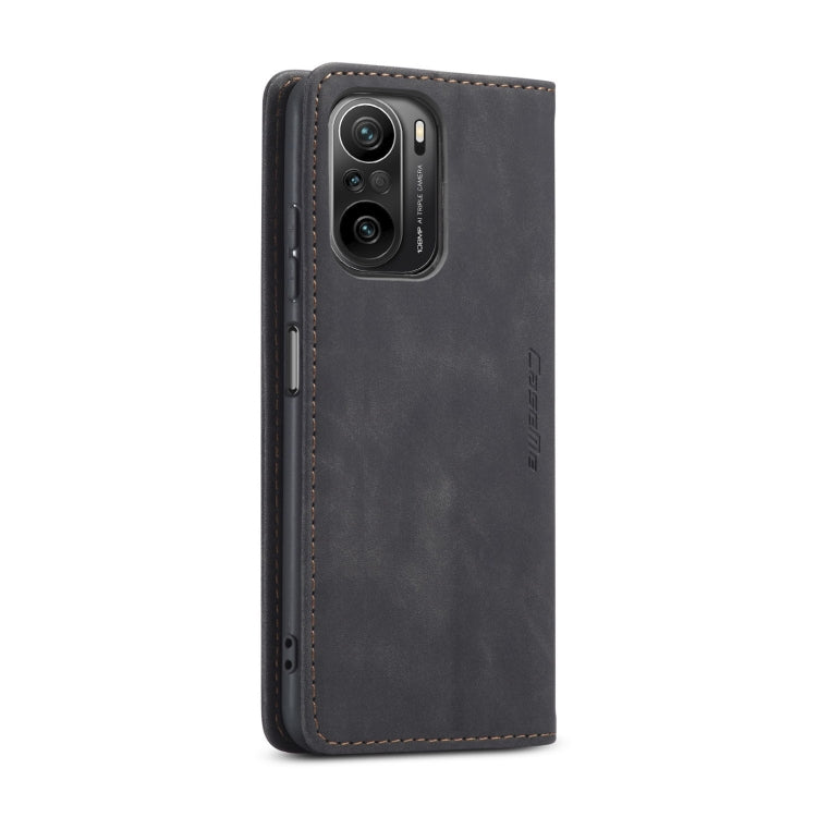 For Xiaomi Redmi K40 / K40 Pro / Poco F3／Mi 11i／Mi 11X／Mi 11X Pro CaseMe 013 Multifunctional Leather Phone Case(Black) - Xiaomi Cases by CaseMe | Online Shopping South Africa | PMC Jewellery | Buy Now Pay Later Mobicred