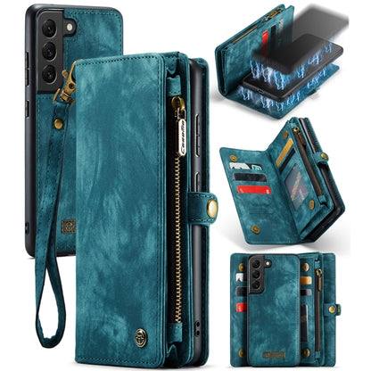 For Samsung Galaxy S22 5G CaseMe-008 Detachable Multifunctional Horizontal Flip Leather Case(Green) - Galaxy S22 5G Cases by CaseMe | Online Shopping South Africa | PMC Jewellery | Buy Now Pay Later Mobicred