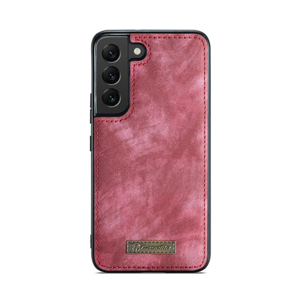 For Samsung Galaxy S22 5G CaseMe-008 Detachable Multifunctional Horizontal Flip Leather Case(Red) - Galaxy S22 5G Cases by CaseMe | Online Shopping South Africa | PMC Jewellery | Buy Now Pay Later Mobicred