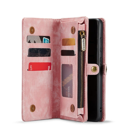 For Samsung Galaxy S22 5G CaseMe-008 Detachable Multifunctional Horizontal Flip Leather Case (Pink) - Galaxy S22 5G Cases by CaseMe | Online Shopping South Africa | PMC Jewellery | Buy Now Pay Later Mobicred