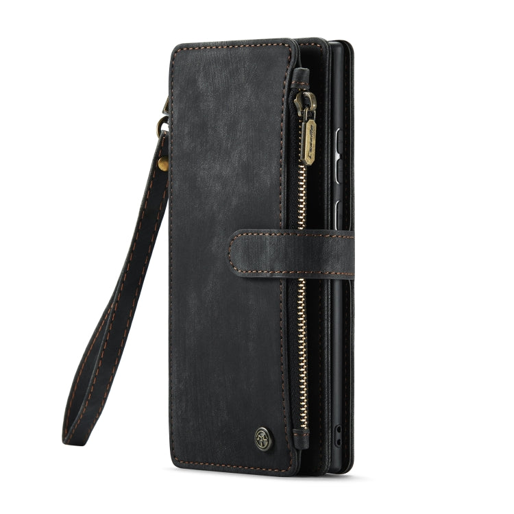 For Samsung Galaxy S22 Ultra 5G CaseMe C30 Multifunctional Phone Leather Case with Holder & Card Slot & Wallet(Black) - Galaxy S22 Ultra 5G Cases by CaseMe | Online Shopping South Africa | PMC Jewellery | Buy Now Pay Later Mobicred