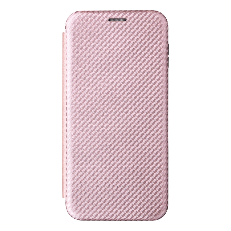 For Ulefone Note 13P Carbon Fiber Texture Horizontal Flip PU Phone Case(Pink) - Ulefone Cases by PMC Jewellery | Online Shopping South Africa | PMC Jewellery | Buy Now Pay Later Mobicred