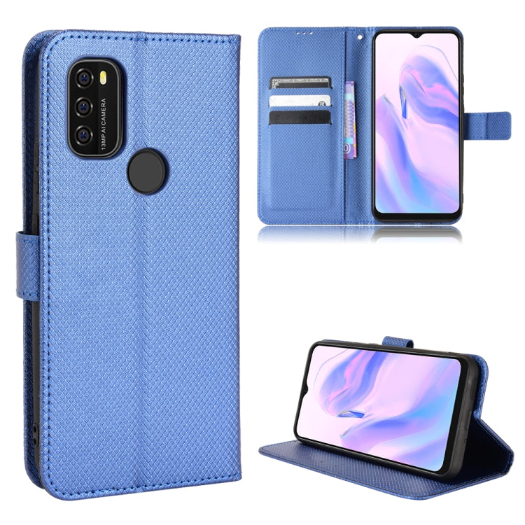For Blackview A70 2021 Diamond Texture Leather Phone Case(Blue) - More Brand by PMC Jewellery | Online Shopping South Africa | PMC Jewellery | Buy Now Pay Later Mobicred