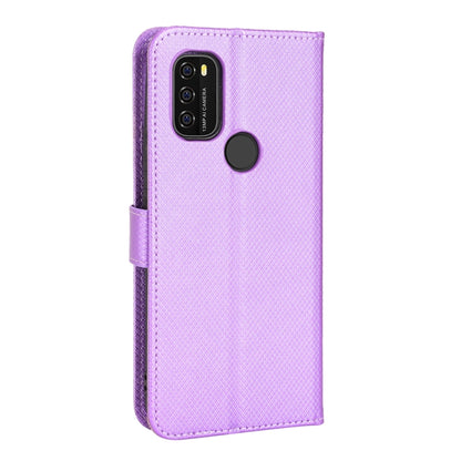 For Blackview A70 2021 Diamond Texture Leather Phone Case(Purple) - More Brand by PMC Jewellery | Online Shopping South Africa | PMC Jewellery | Buy Now Pay Later Mobicred