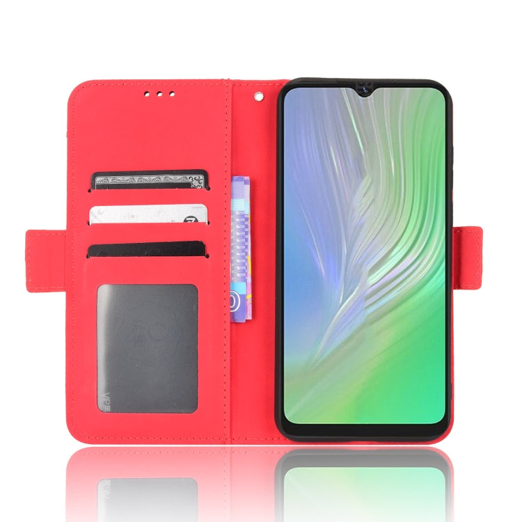 For Blackview A55 Skin Feel Calf Pattern Leather Phone Case(Red) - More Brand by PMC TechLife | Online Shopping South Africa | PMC TechLife | Buy Now Pay Later Mobicred
