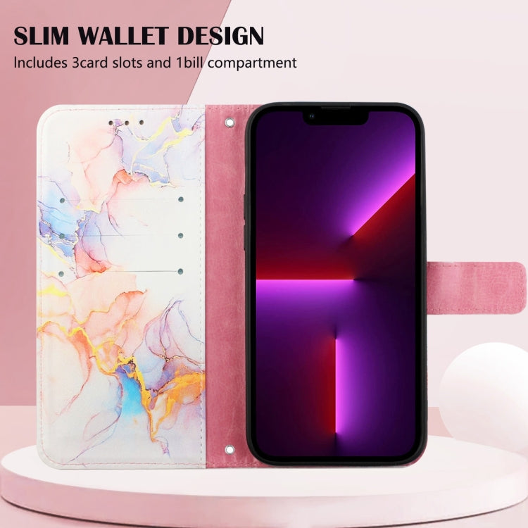 For Xiaomi 12 Pro PT003 Marble Pattern Flip Leather Phone Case(Galaxy Marble White LS004) - Xiaomi Cases by PMC TechLife | Online Shopping South Africa | PMC TechLife