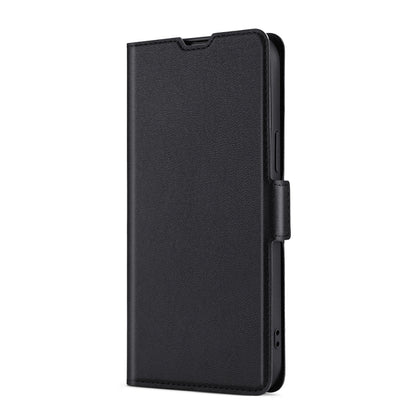 For Blackview A60 Ultra-thin Voltage Side Buckle PU + TPU Leather Phone Case(Black) - More Brand by PMC Jewellery | Online Shopping South Africa | PMC Jewellery