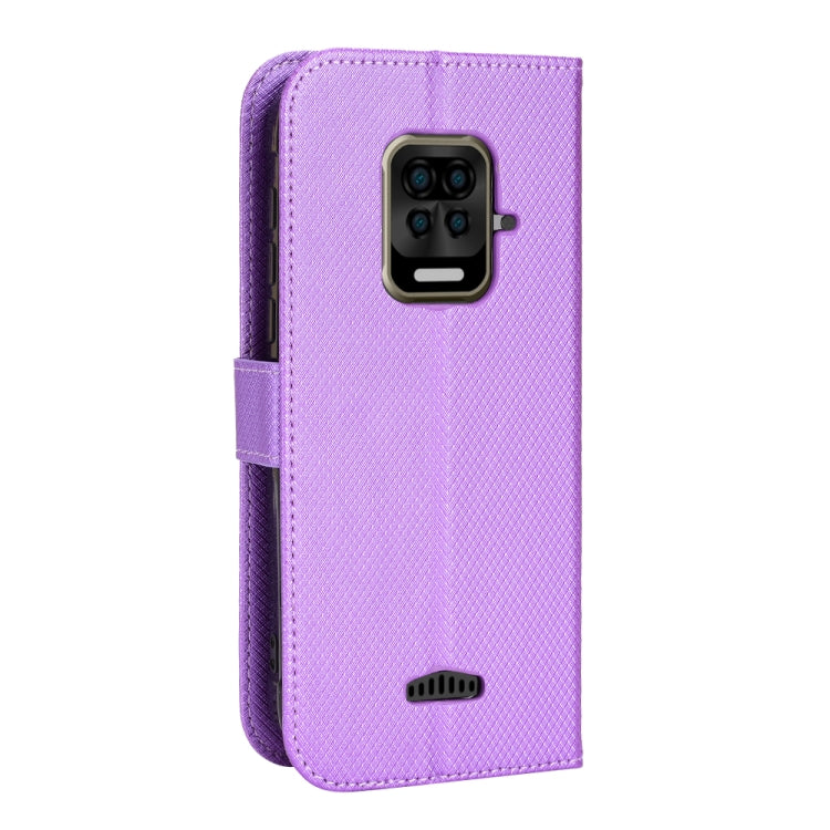 For Doogee S59 / S59 Pro Diamond Texture Leather Phone Case(Purple) - Doogee Cases by PMC Jewellery | Online Shopping South Africa | PMC Jewellery | Buy Now Pay Later Mobicred