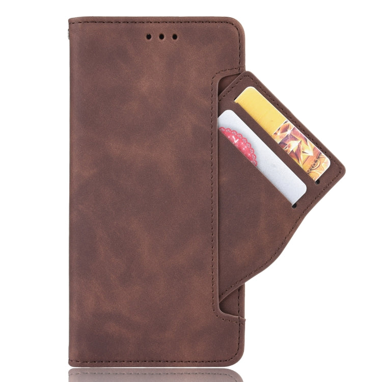 For Ulefone Note 12P Skin Feel Calf Pattern Leather Phone Case(Brown) - Ulefone Cases by PMC Jewellery | Online Shopping South Africa | PMC Jewellery | Buy Now Pay Later Mobicred