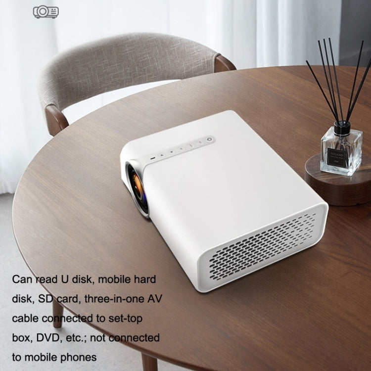 YG530 LED Small 1080P Wireless Screen Mirroring Projector, Power Plug:UK Plug(Black) - LED Projector by PMC TechLife | Online Shopping South Africa | PMC TechLife | Buy Now Pay Later Mobicred