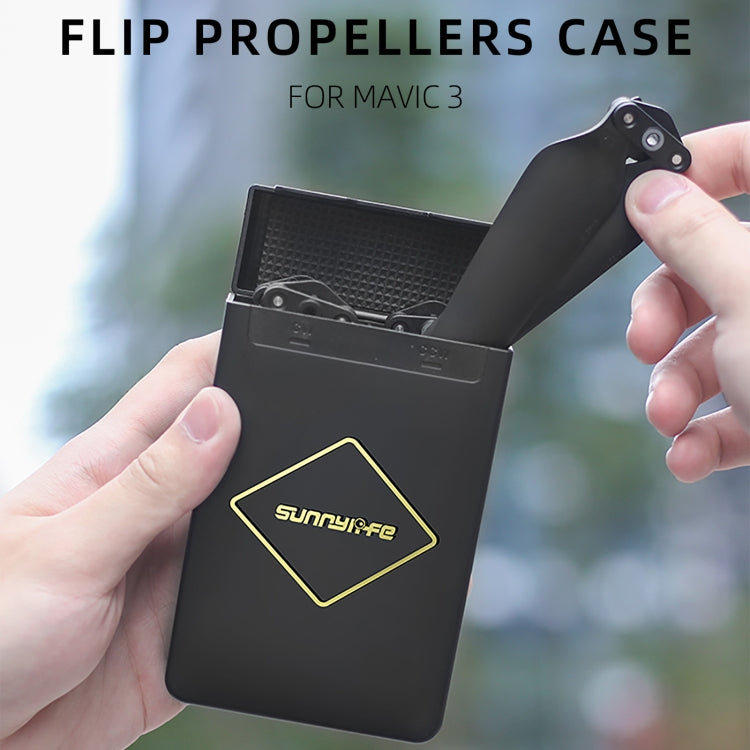 Sunnylife M3-SN376 2 Pairs Propeller Blade + Storage Box for DJI Mavic 3(Silver) - DIY Propeller by Sunnylife | Online Shopping South Africa | PMC TechLife | Buy Now Pay Later Mobicred