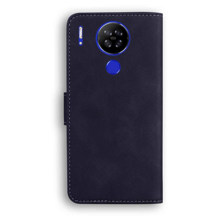 For Blackview A80 Skin Feel Pure Color Flip Leather Phone Case(Black) - More Brand by PMC Jewellery | Online Shopping South Africa | PMC Jewellery