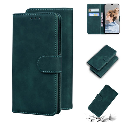 For Blackview A80 Skin Feel Pure Color Flip Leather Phone Case(Green) - More Brand by PMC Jewellery | Online Shopping South Africa | PMC Jewellery | Buy Now Pay Later Mobicred