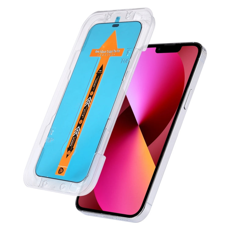 For iPhone 16e / 13 / 13 Pro Fast Attach Dust-proof Anti-static Tempered Glass Film - iPhone 13 Tempered Glass by PMC TechLife | Online Shopping South Africa | PMC TechLife | Buy Now Pay Later Mobicred