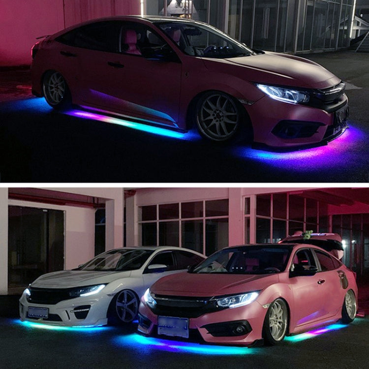 Car Modification Symphony Voice Control LED Chassis Lights, Specification:2 x 60cm + 2 x 90cm - Atmosphere lights by PMC TechLife | Online Shopping South Africa | PMC TechLife | Buy Now Pay Later Mobicred